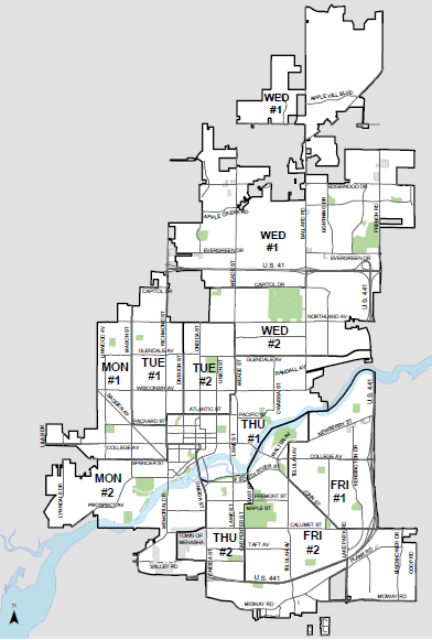 Recycling Map 